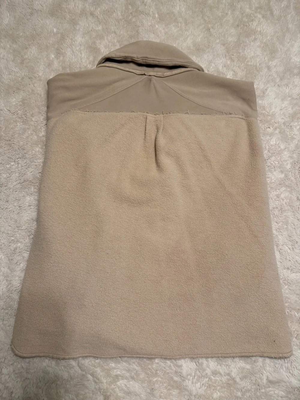 Free People Jordan Reverse Fleece Shacket- Camel Grey - Picture 5 of 5